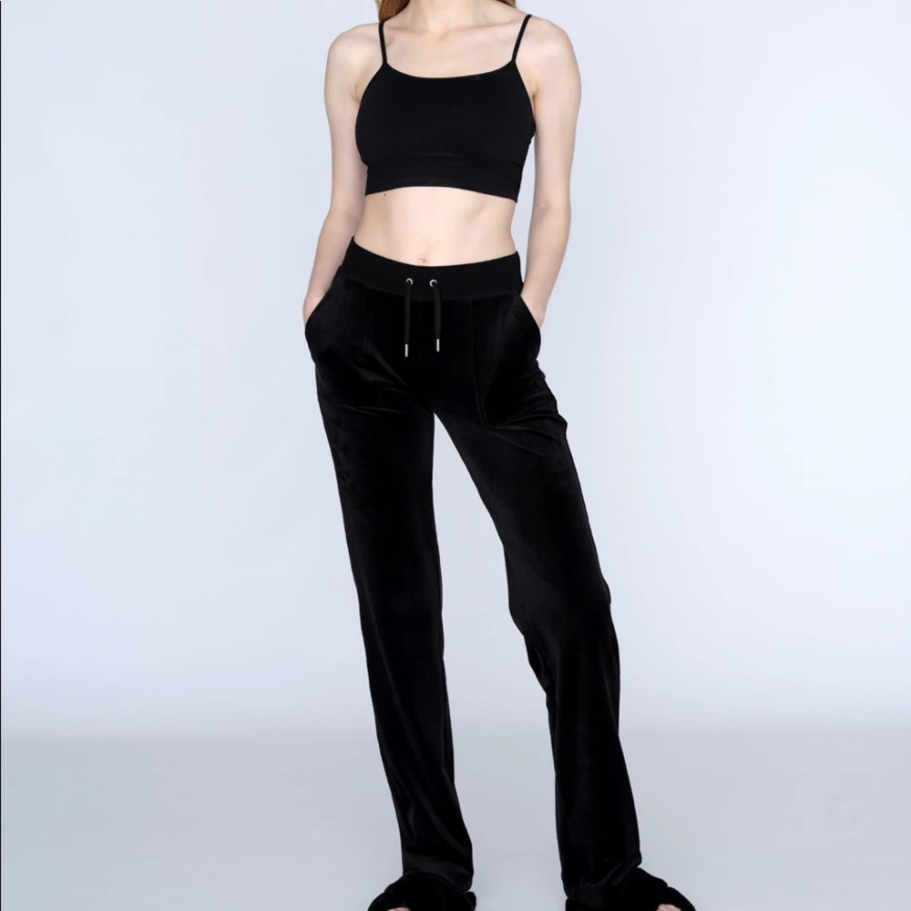 JUICY COUTURE DEL REY VELOUR PANTS